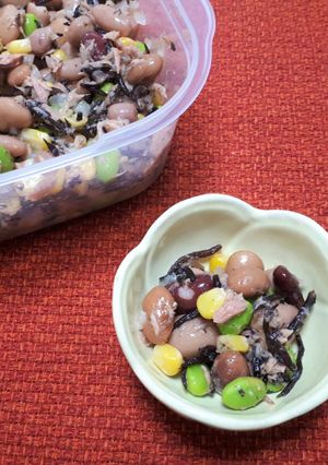 簡単和えるだけ！ミックスビーンズの常備菜-レシピのメイン写真