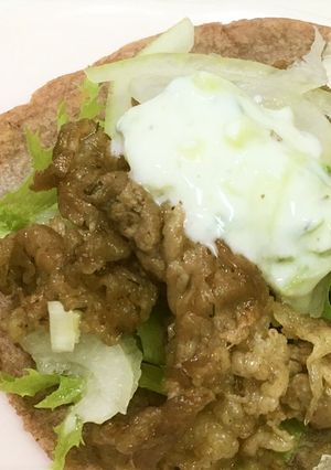 牛肉の地中海風タコス-レシピのメイン写真