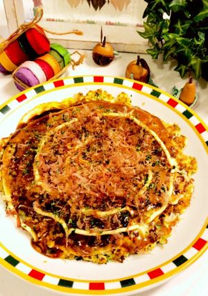 豆腐とキャベツで糖質オフお好み焼き✨-レシピのメイン写真