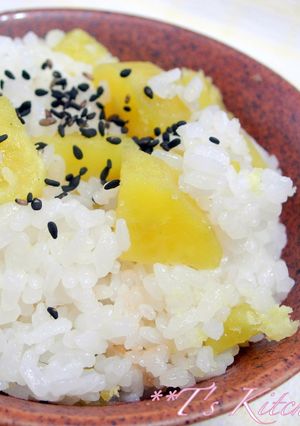 シンプルがおいしい✿さつまいもごはん-レシピのメイン写真