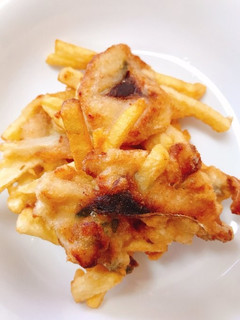 材料2つ! アジのかき揚げ★-レシピのメイン写真