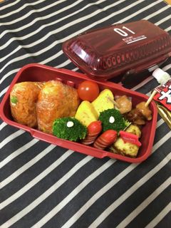 男子中学生弁当★おにぎり弁当-レシピのメイン写真