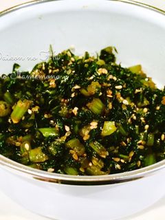 苦味軽減✨大根の葉の炒め物 ふりかけ-レシピのメイン写真
