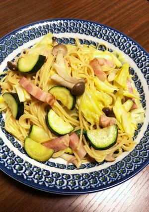 簡単ペペロンチーノ風パスタ-レシピのメイン写真