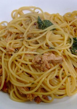 大葉にんにく醤油deツナなめたけペペロン-レシピのメイン写真