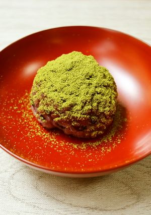 おはぎ　黒米抹茶　【ＪＡ福井県】-レシピのメイン写真