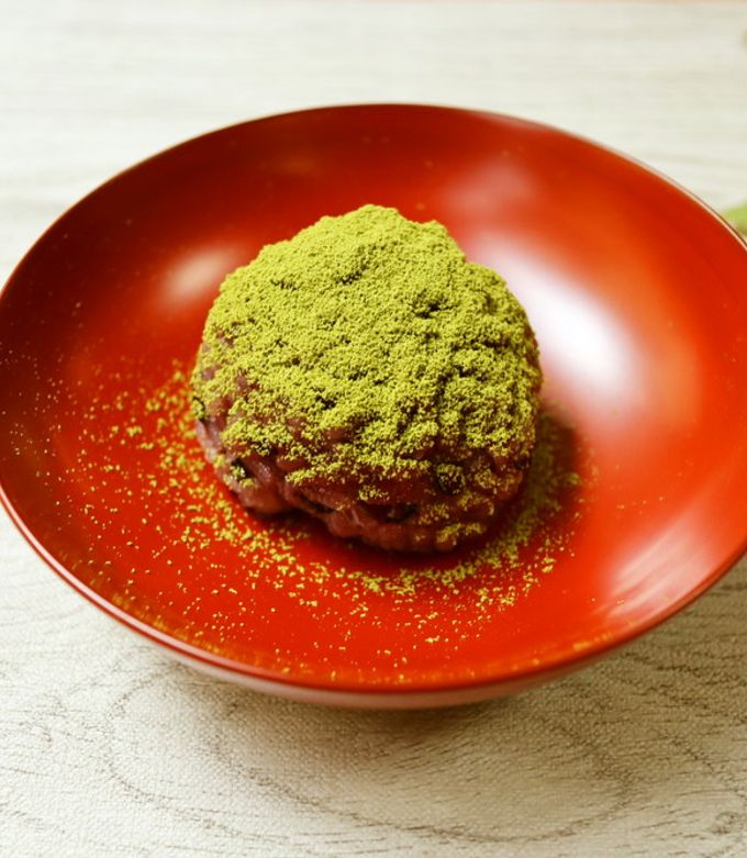 おはぎ 黒米抹茶 【JA福井県】-レシピのメイン写真
