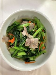 小松菜の炒め物-レシピのメイン写真