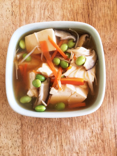 木綿豆腐とキノコのあんかけ-レシピのメイン写真