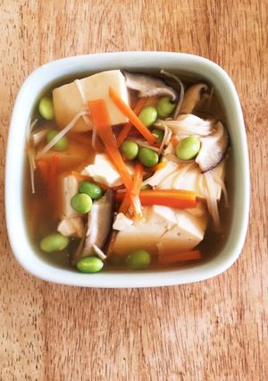 木綿豆腐とキノコのあんかけ-レシピのメイン写真