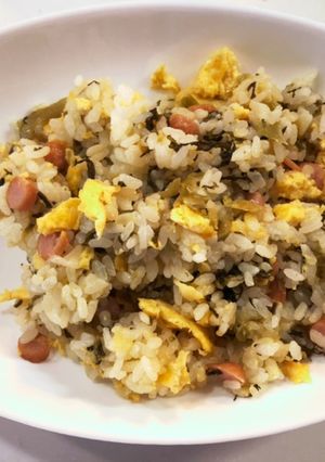 我が家の高菜チャーハン-レシピのメイン写真