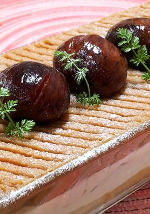 絞らない☆簡単モンブラン風スコップケーキ-レシピのメイン写真