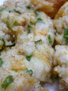 大葉が香る♪れんこんとはんぺんの揚げ物-レシピのメイン写真