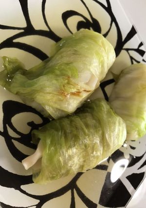 レタスで餃子包み-レシピのメイン写真