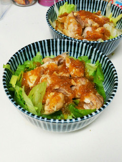 鶏もも肉のさっぱり丼-レシピのメイン写真