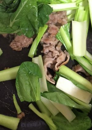 豚肉の小松菜ごま油-レシピのメイン写真