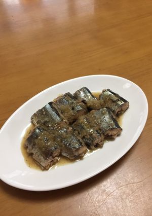 刻み玉ねぎで♪丸ごと秋刀魚-レシピのメイン写真