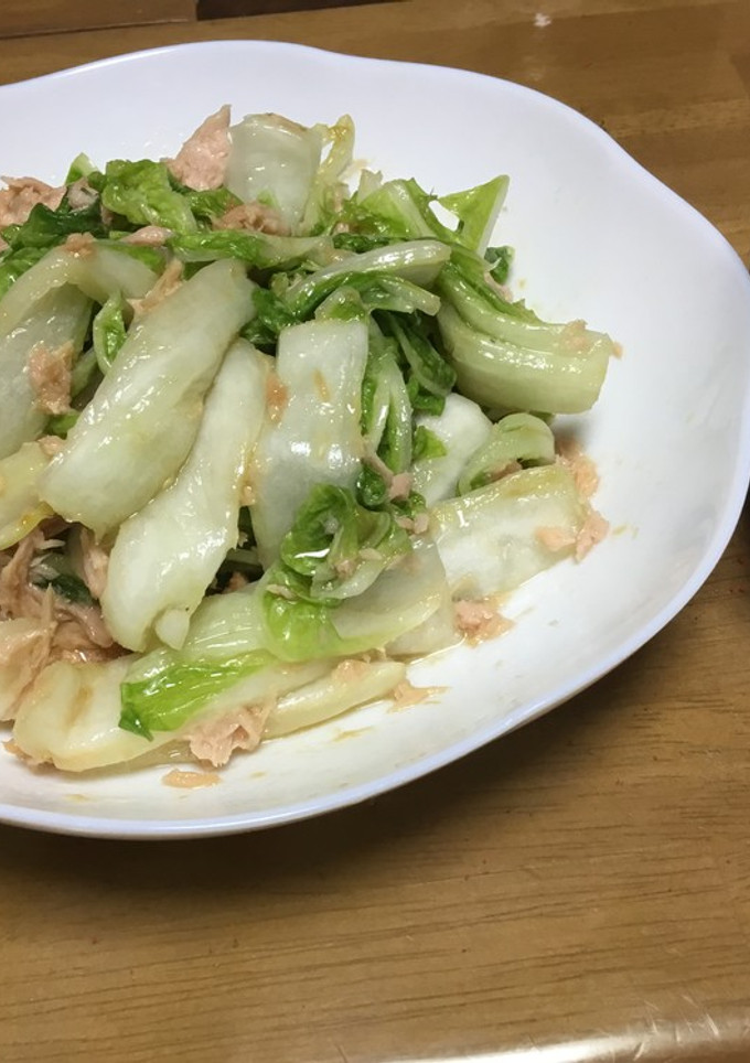 白菜とツナの柚子醤油和え-レシピのメイン写真