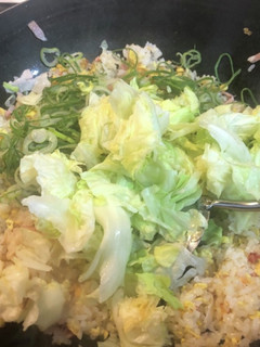10分で作るベーコンレタスチャーハン-レシピのメイン写真