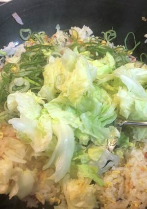 10分で作るベーコンレタスチャーハン-レシピのメイン写真