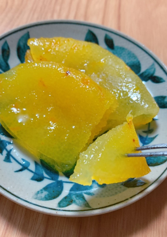 柚子の皮の甘露煮-レシピのメイン写真