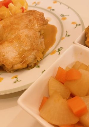 フライパンひとつで和風照り焼き夕食&弁当-レシピのメイン写真