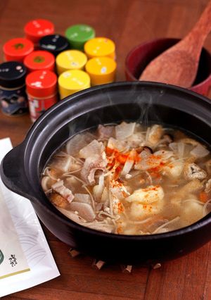 たっぷり秋野菜のすいとん汁-レシピのメイン写真