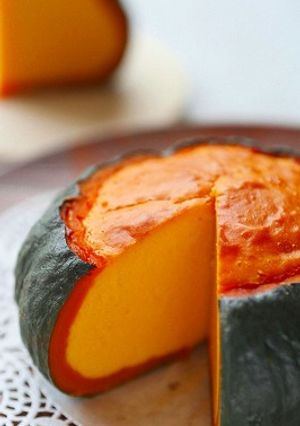 まるごとかぼちゃのベイクドチーズケーキ-レシピのメイン写真