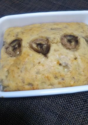 ホーローバットでバナナケーキ-レシピのメイン写真