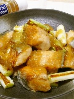 鮭とネギの簡単焼きびたし-レシピのメイン写真
