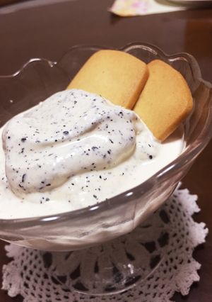 市販&手作りアイスで！簡単黒ゴマアイス♪-レシピのメイン写真