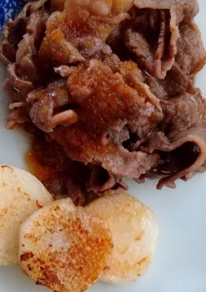 焼き肉の簡単おろし大根かけ-レシピのメイン写真