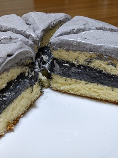 黒胡麻クリームのカスタードケーキ-レシピのメイン写真
