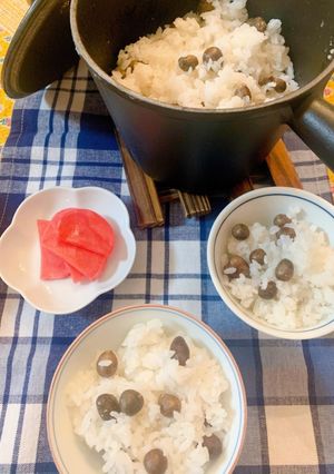 むかご(零余子)ごはん-レシピのメイン写真