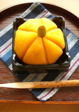 秋の和菓子～かぼちゃの練り切り-レシピのメイン写真