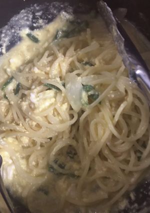 コーンスープのパスタ-レシピのメイン写真