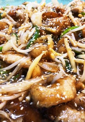 Leeシェフの筍と豚肉の中華炒め-レシピのメイン写真