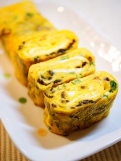 ✿塩昆布とねぎの卵焼き✿-レシピのメイン写真