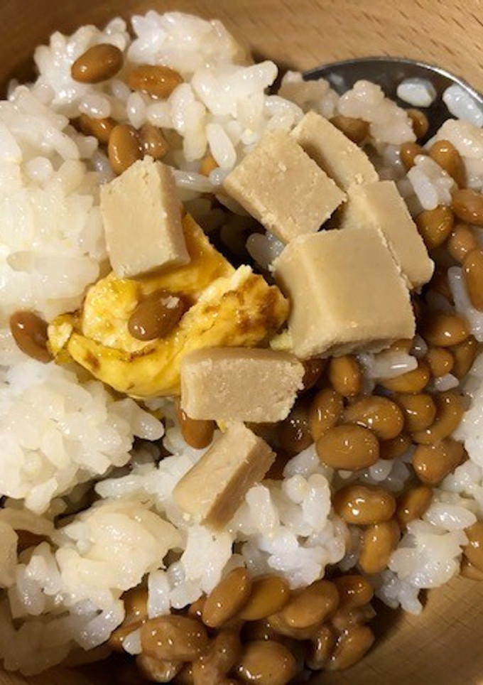 納豆とビヨンドとうふのご飯-レシピのメイン写真