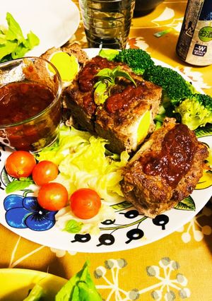 肉汁たっぷり簡単でヘルシーなミートローフ-レシピのメイン写真