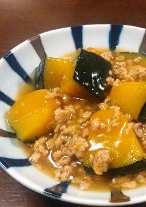 カボチャの鶏そぼろ煮 *☻*-レシピのメイン写真