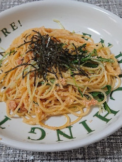 明太子と水菜のパスタ-レシピのメイン写真