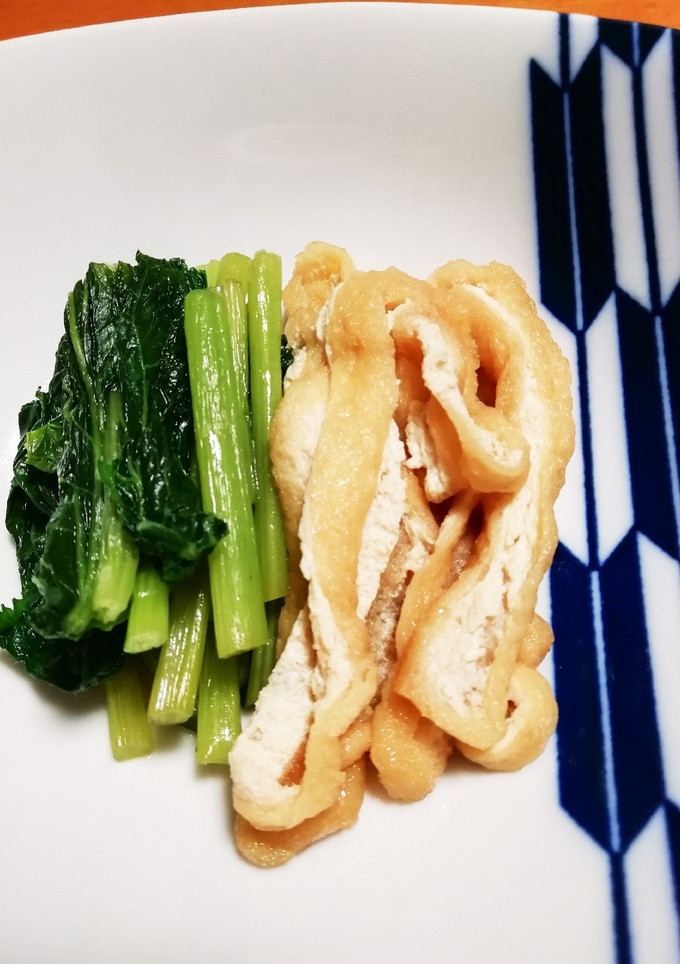 蕪菜と油あげの煮浸し-レシピのメイン写真