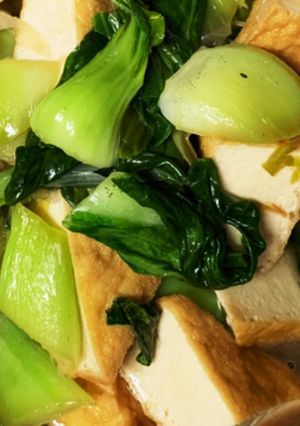 青梗菜と厚揚げの中華風うま煮-レシピのメイン写真
