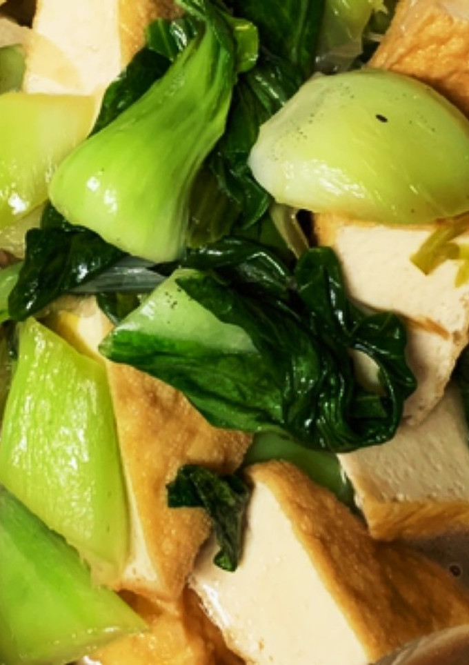 青梗菜と厚揚げの中華風うま煮-レシピのメイン写真