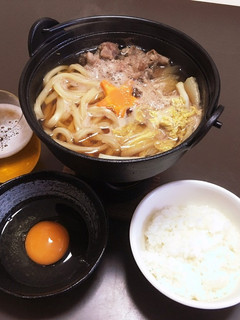 簡単なのに絶品!すき焼きうどん-レシピのメイン写真