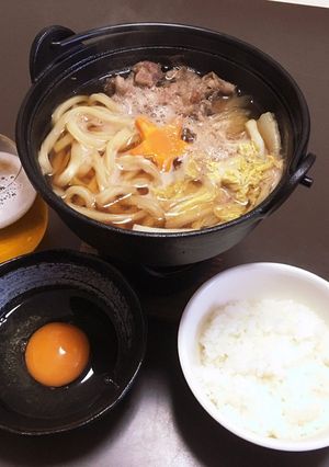 簡単なのに絶品！すき焼きうどん-レシピのメイン写真
