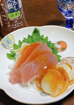 時短✨おろし大根ゆず仕立て　カルパッチョ-レシピのメイン写真