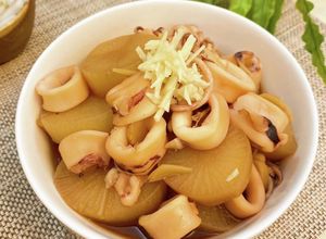 リピ確定！簡単やわらか大根とイカの煮付け-レシピのメイン写真