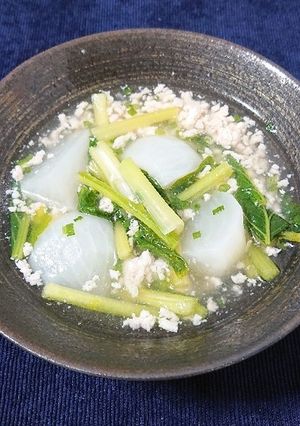 蕪と鶏そぼろ餡～味付けはお出汁だけ-レシピのメイン写真